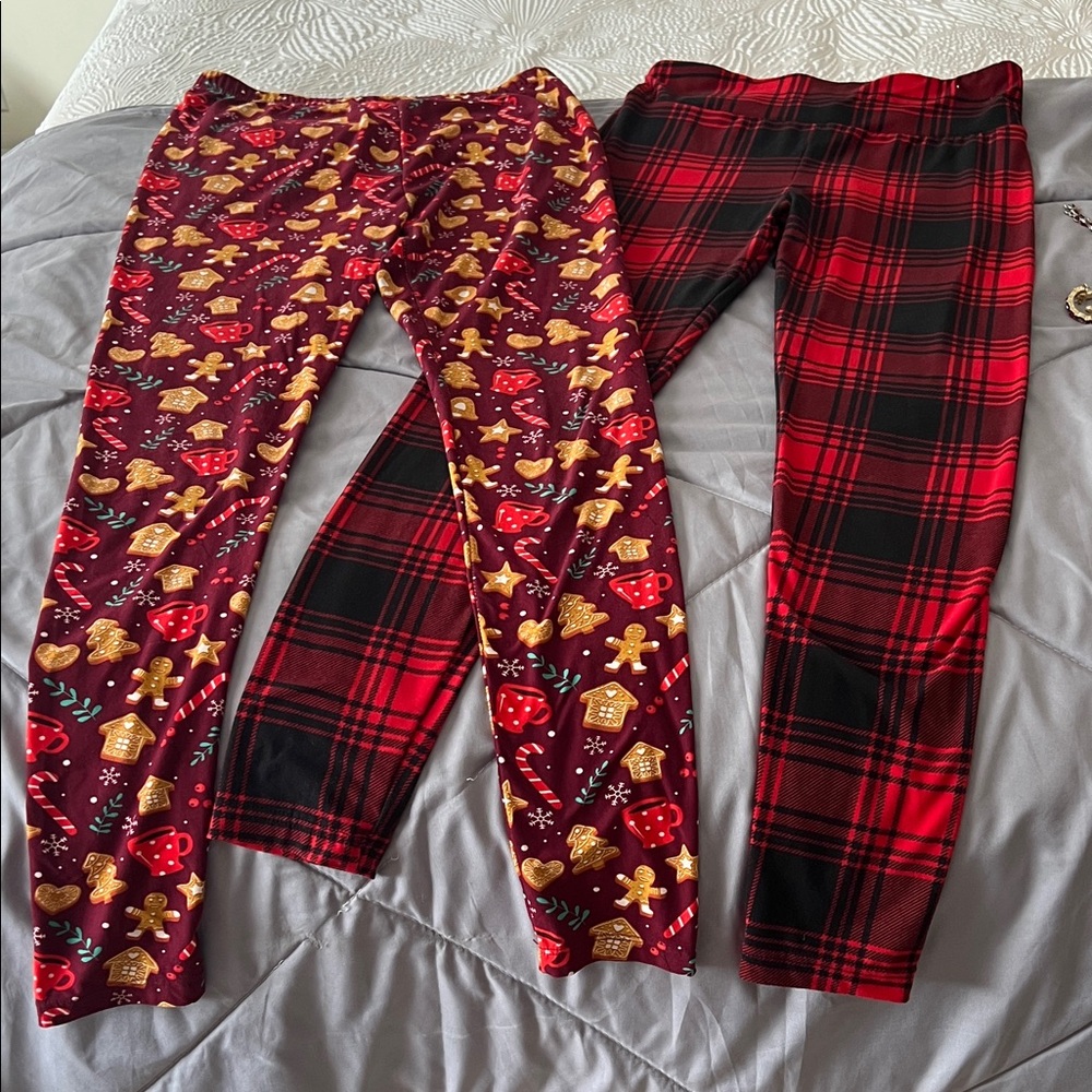 Christmas Leggings Set of 2